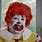 Ronald McDonald No Makeup