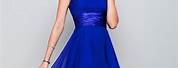 Royal Blue Evening Dresses Short