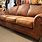 Rustic Distressed Leather Sofa