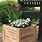 Rustic Wood Planter Boxes