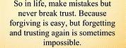 Sad Broken Trust Quotes