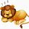 Sad Lion Cartoon