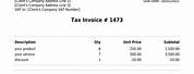 Sage South Africa Invoice Template