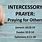 Sample of Intercessory Prayer