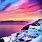 Santorini Greece Pink Sunset