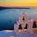 Santorini Sunset Greece Wallpaper