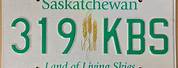 Saskatchewan License Plate