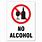 Say No to Alcohol Clip Art