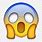 Scared Emoji Face iPhone