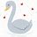 Seven Swans a Swimming Clip Art