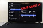 Sharp AQUOS Wi-Fi Setup