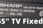 Sharp TV Backlight Repair