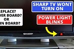 Sharp TV Red-Light