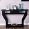 Sideboard Hall Table 36 Inches Long Black