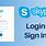 Sign in to Skype Account