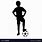Silhouette Boy Soccer Ball