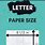 Size of Letter Paper