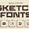 Sketchy Typeface