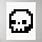 Skull Pixel Art 8X8