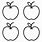 Small Apple Coloring Pages