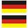 Small Printable German Flag