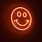 Smiley-Face Red Neon