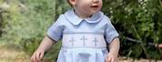 Smocked Baby Boy Baptism Outfits