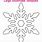 Snowflake Cut Out Stencil