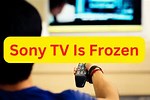 Sony TV Frozen Black Screen