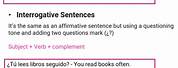 Spanish Sentence Generator