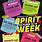 Spirit Week Poster Ideas