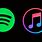 Spotify Apple Music Logo