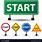 Start Sign Clip Art