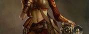 Steampunk Warrior Woman