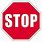 Stop Sign Clip Art in Color