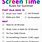 Summer Screen Time Rules Printable
