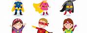 Superhero Cartoon Children