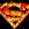 Superman Logo Fire