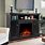 TV Cabinet with Fireplace Electric