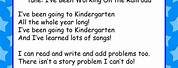 Teaching Poems to Kindergarten