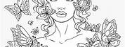 Teenage Girl Coloring Pages