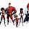 The Incredibles All Characters