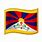 Tibet Flag. Emoji