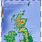 Topographic Map of Britain