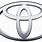 Toyota Logo White