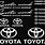 Toyota Stickers Decals