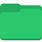 Transparent Green Folder Icon
