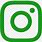 Transparent Green Instagram Logo