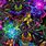 Trippy Galaxy Background