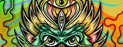 Trippy Owl Drawings Art